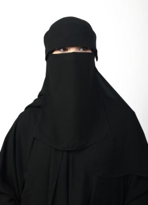 Black Chiffon Tenda Niqab