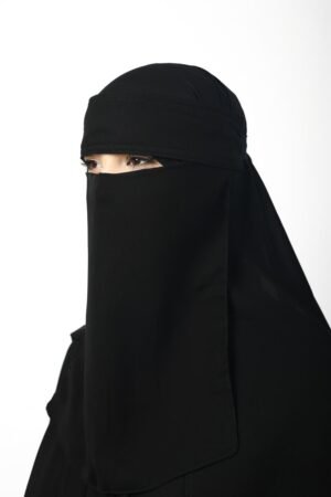 Black Niqab Without Tenda