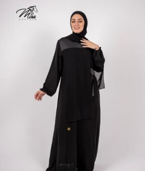 Chiffon Extension with Satin belt