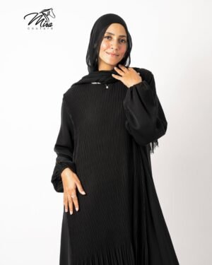 Crystal Flow – Silk Abaya