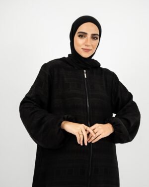 Jacquard Crepe Abaya
