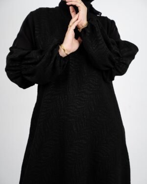 Puff Sleeve Pattern Abaya