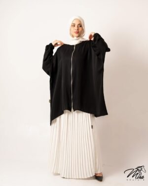 Off White Pleated Skirt