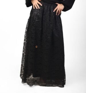 Black lace Skirt
